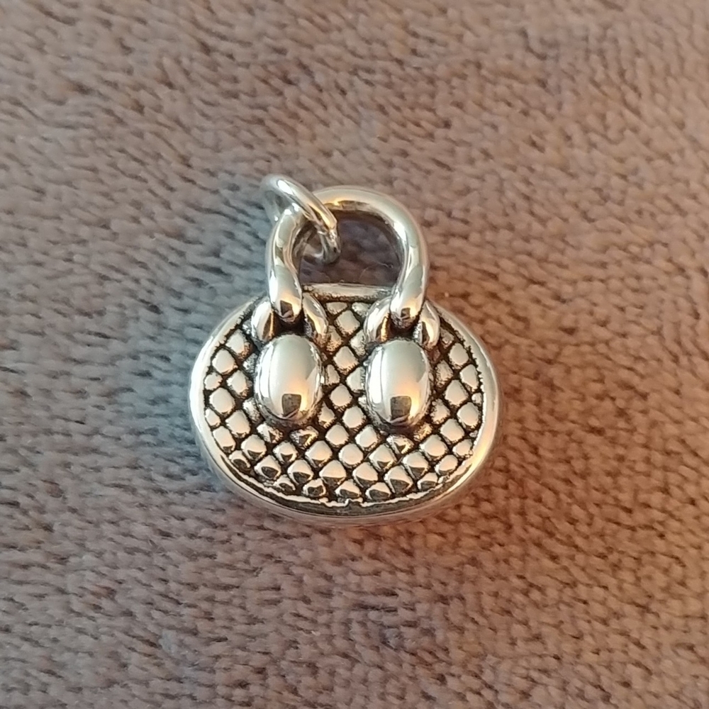 New 925 Silver purse pendant